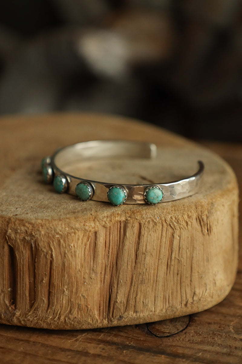 Richard Schmidt 6MM 7 Turquoise Rounds Cuff 