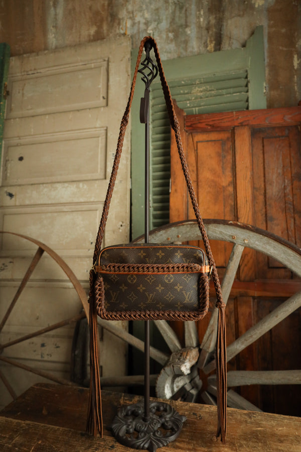 Leather And Vodka Compiegne 23 Chocolate Braided Bag