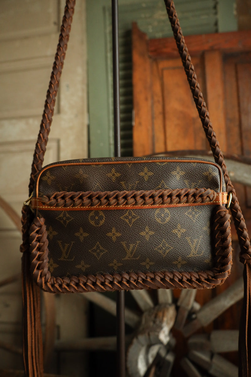 Leather And Vodka Compiegne 23 Chocolate Braided Bag