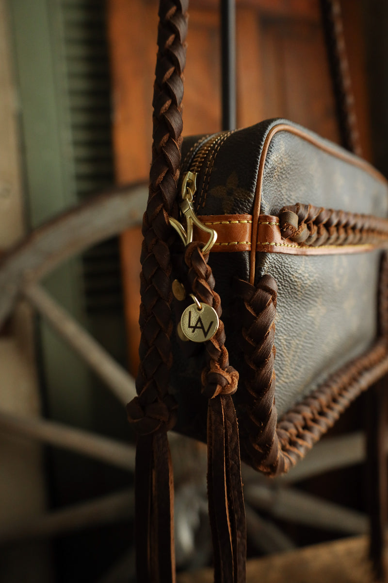Leather And Vodka Compiegne 23 Chocolate Braided Bag