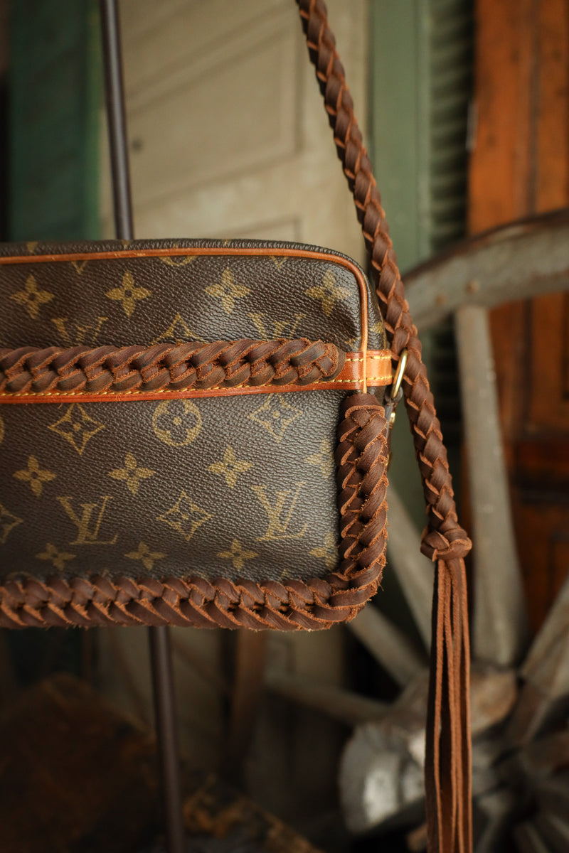Leather And Vodka Compiegne 23 Chocolate Braided Bag