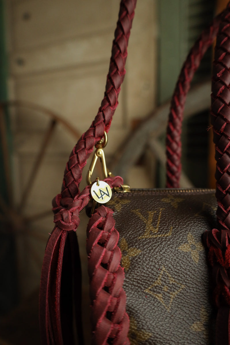 Leather and Vodka Papillon 40 Carrot Campitos Turquoise Bag