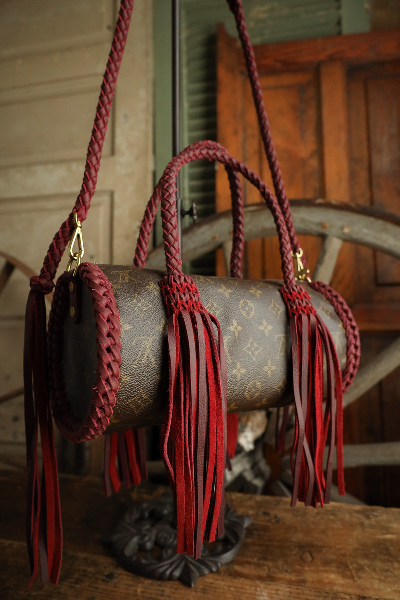 Leather and Vodka Papillon 40 Carrot Campitos Turquoise Bag