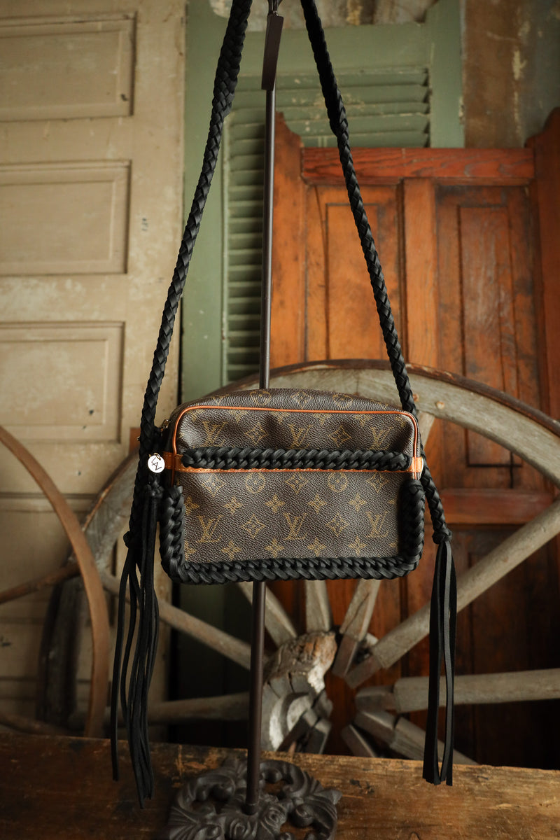 Leather And Vodka Compiegne 23 Noir Braided Bag
