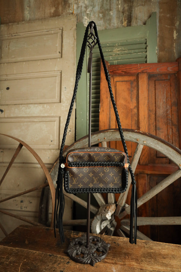 Leather And Vodka Compiegne 23 Noir Braided Bag