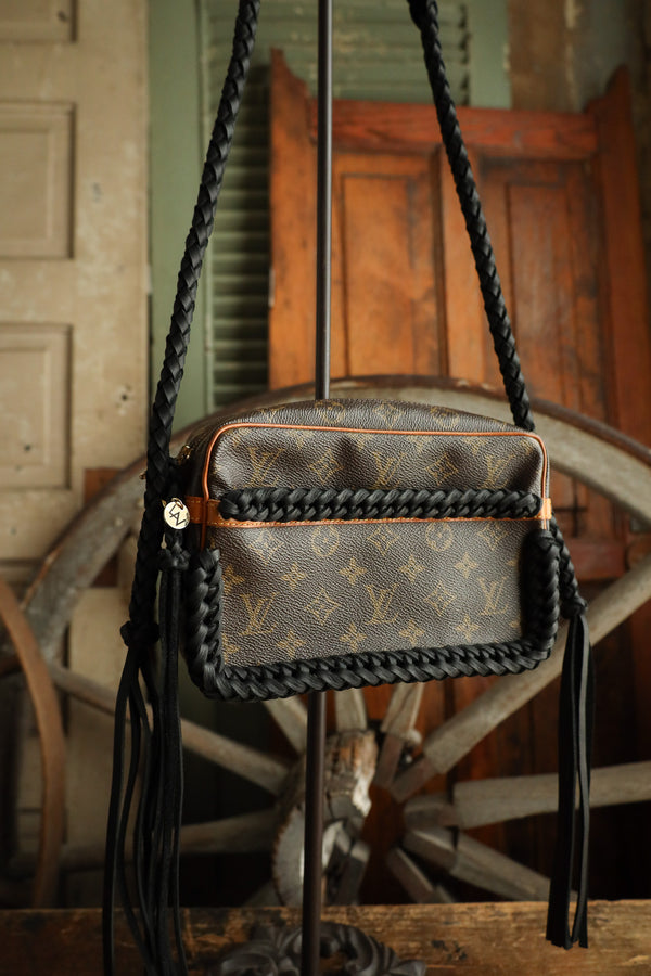 Leather And Vodka Compiegne 23 Noir Braided Bag