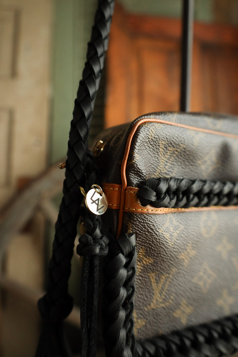Leather And Vodka Compiegne 23 Noir Braided Bag