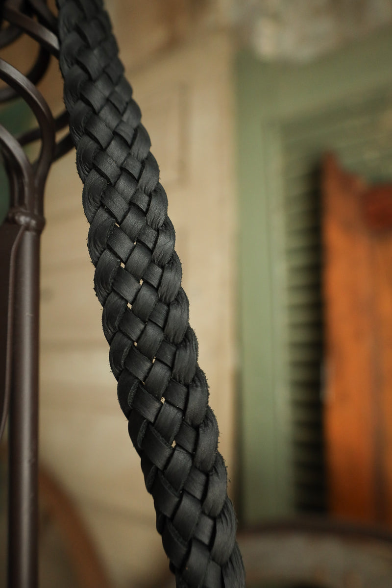 Leather And Vodka Compiegne 23 Noir Braided Bag