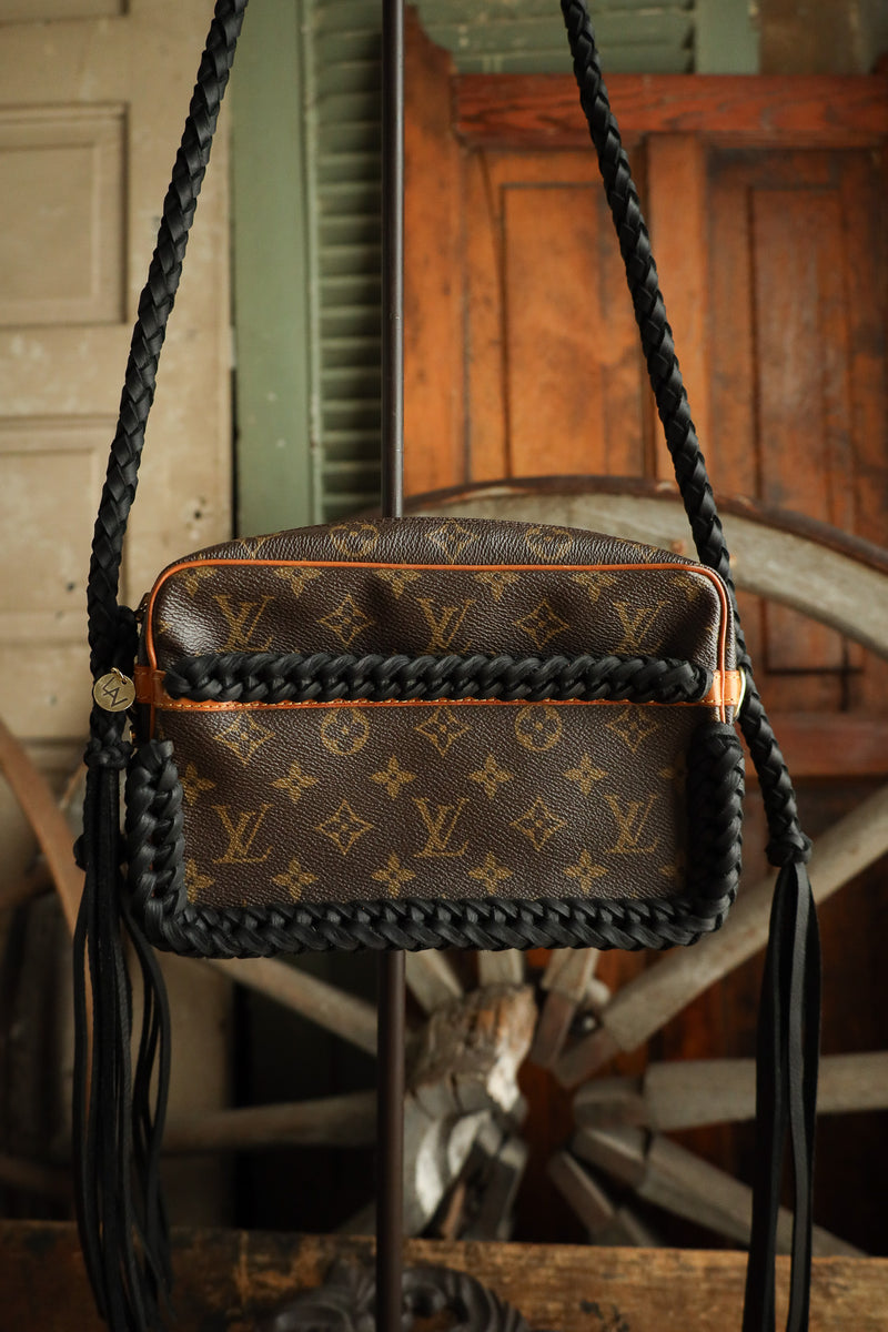 Leather And Vodka Compiegne 23 Noir Braided Bag