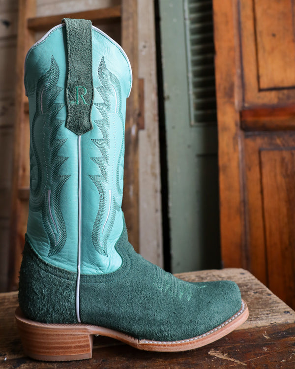 R. WATSON WOMEN'S TEAL ROUGHOUT MINT GOAT BOOT 