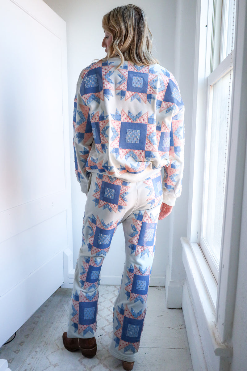 Queen Of Sparkles Patchwork Pant