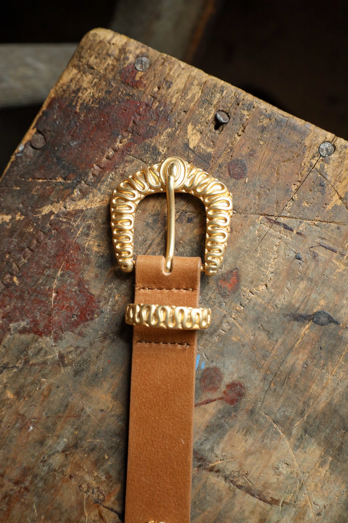VTG, Street Ahead Leather Conchos Women’s Elephants ? Belt Size S 0D6A8076_a62259b8-8855-419b-  main image 2