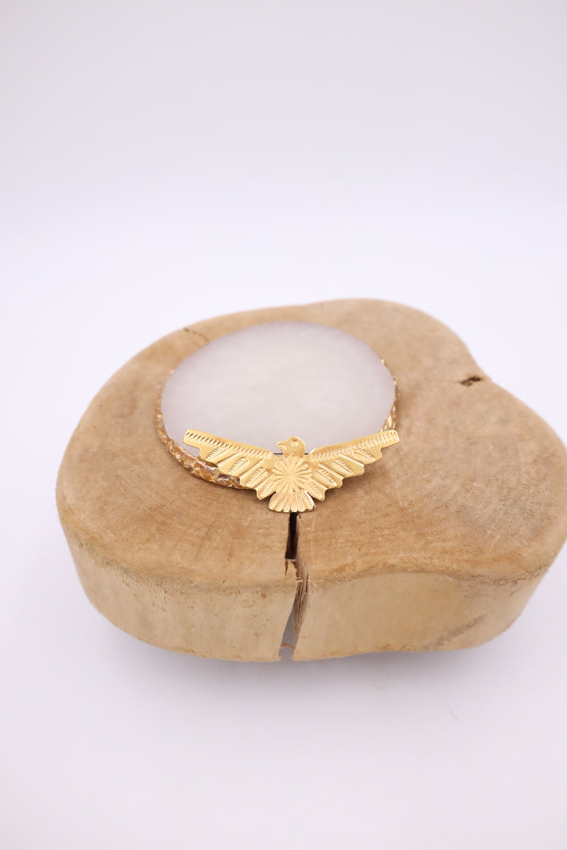 Large Thunderbird Gold Fill Hat Pin