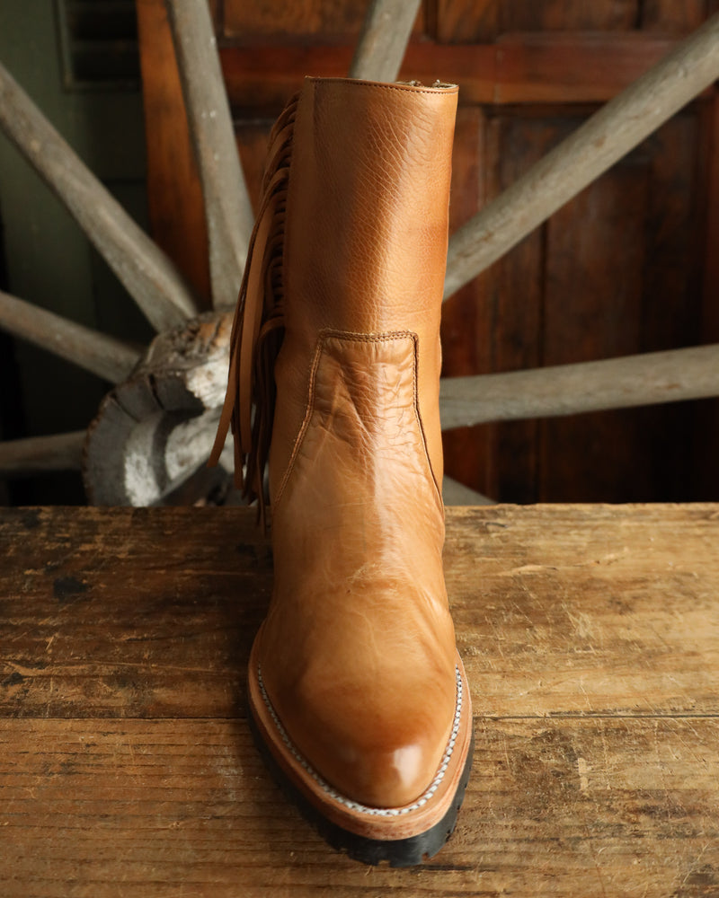 Stetson Women's Jenna Brown Calf Leather Ankle Boots