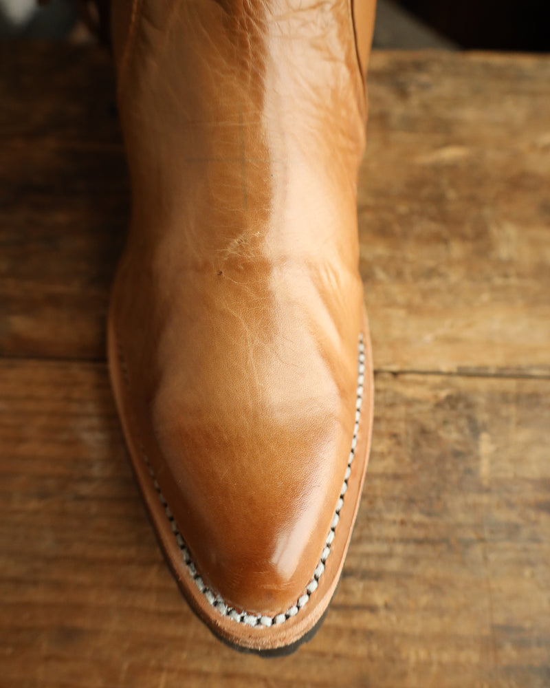 Stetson Women's Jenna Brown Calf Leather Ankle Boots