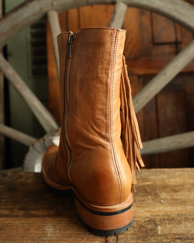 Stetson Women's Jenna Brown Calf Leather Ankle Boots