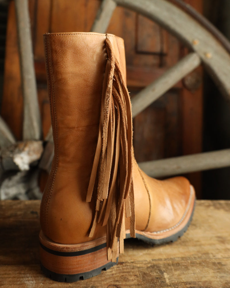 Stetson Women's Jenna Brown Calf Leather Ankle Boots