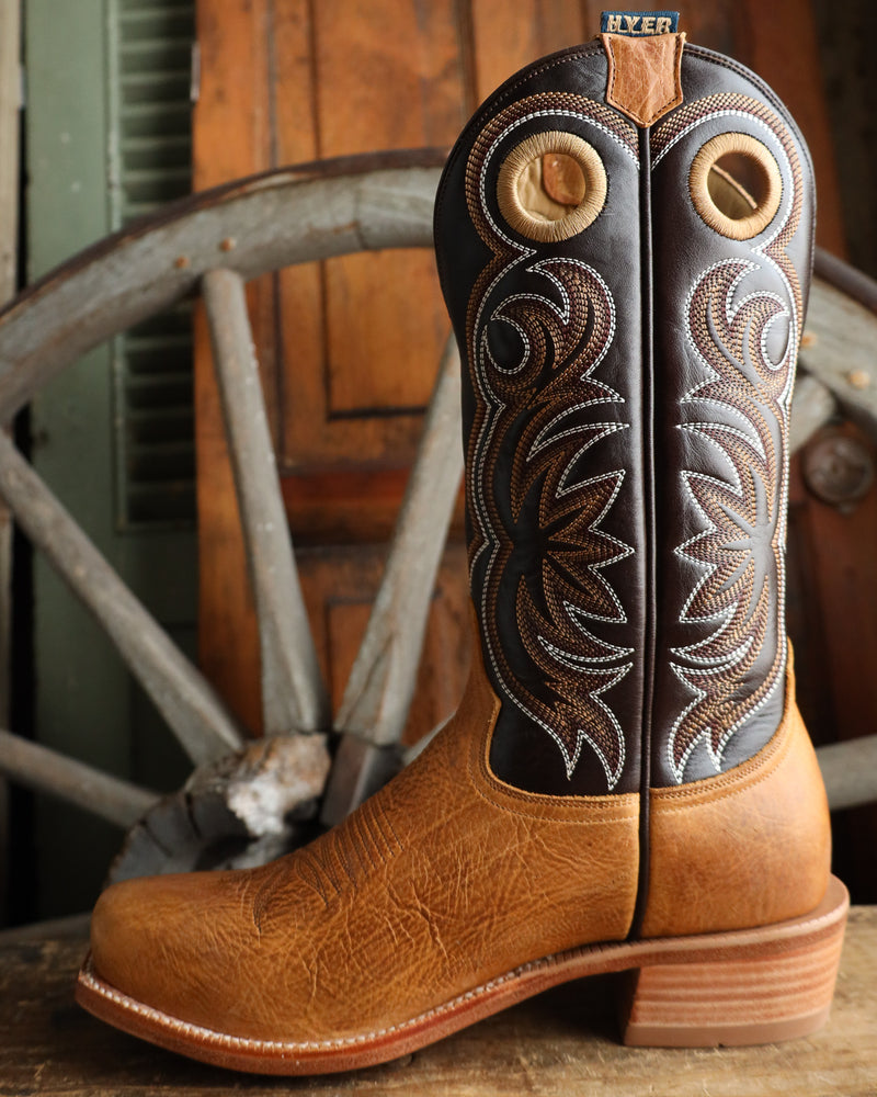Hyer Men's Riley Tan/Chocolate 13" Boot