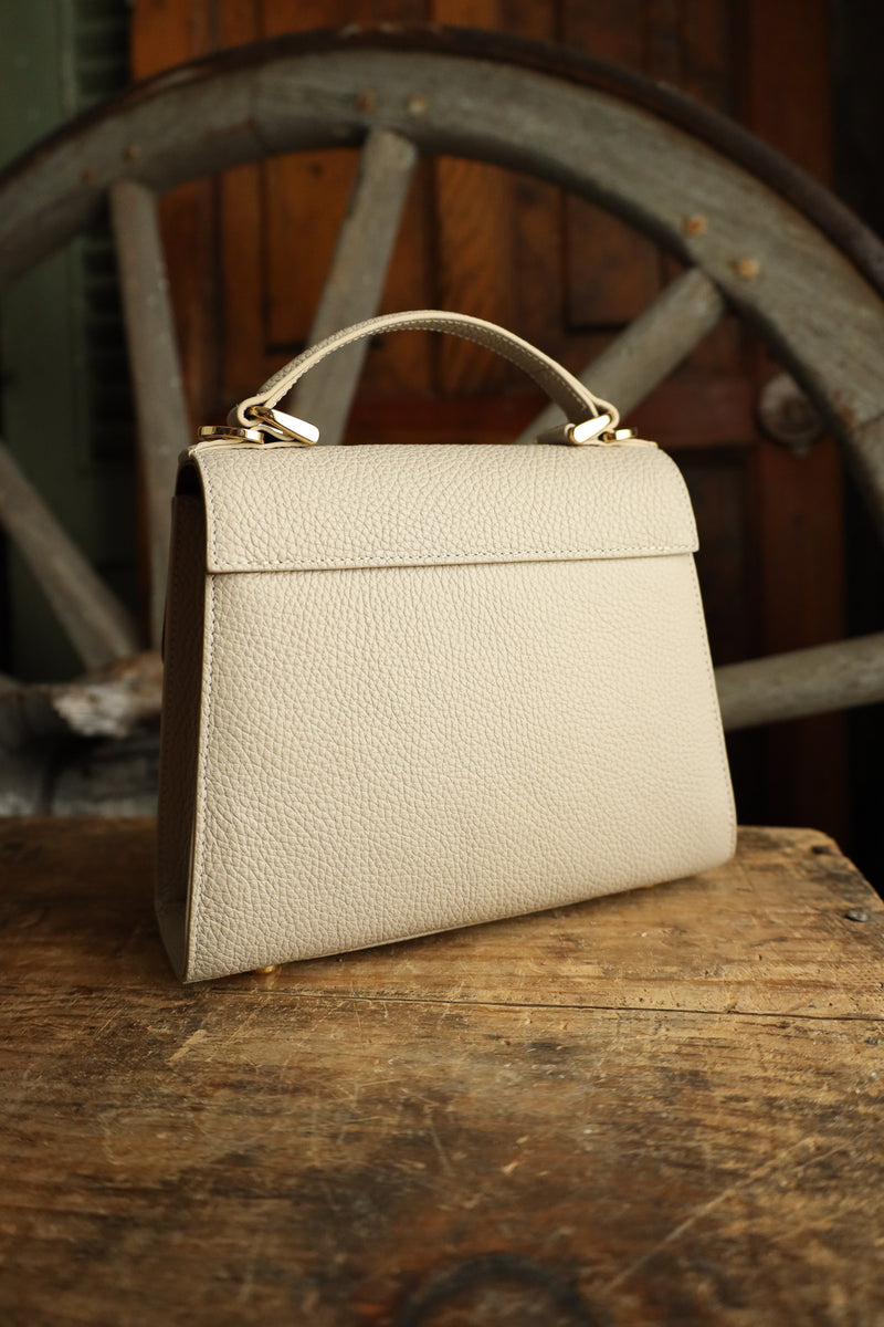 Lovleathers Lady Luck Horseshoe Taupe Handbag