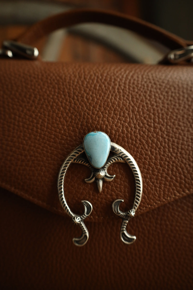 Lovleathers Saddle Tan Naja Handbag 