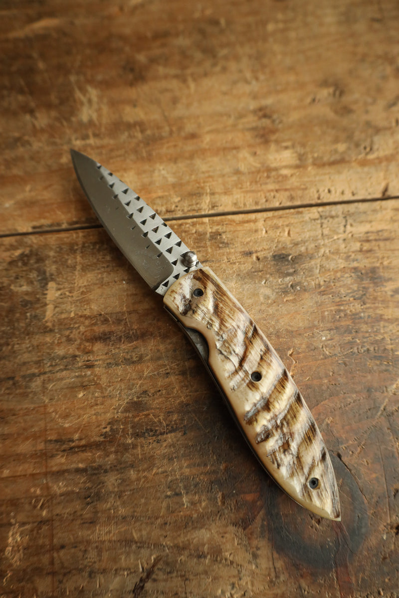 Niles City Knives Folding Ramhorn Knife