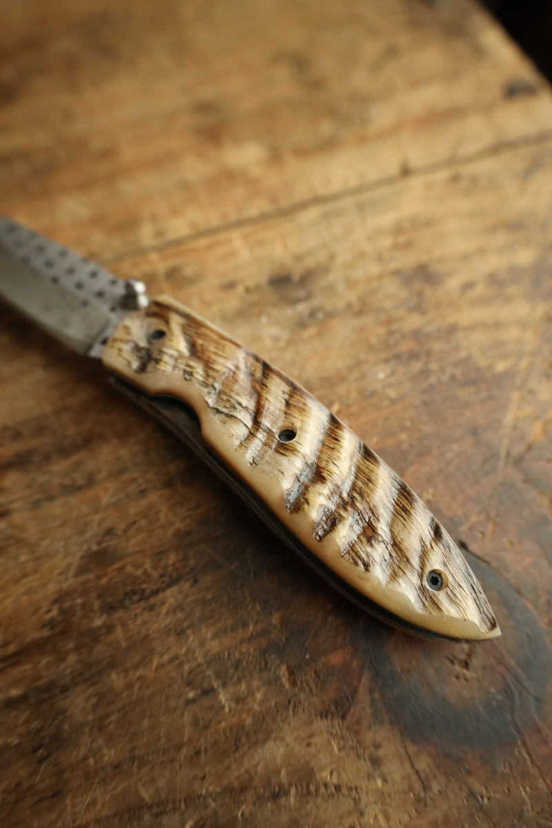 Niles City Knives Folding Ramhorn Knife