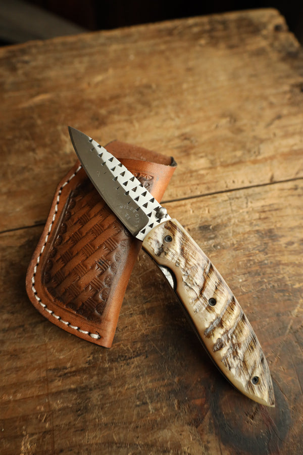 Niles City Knives Folding Ramhorn Knife