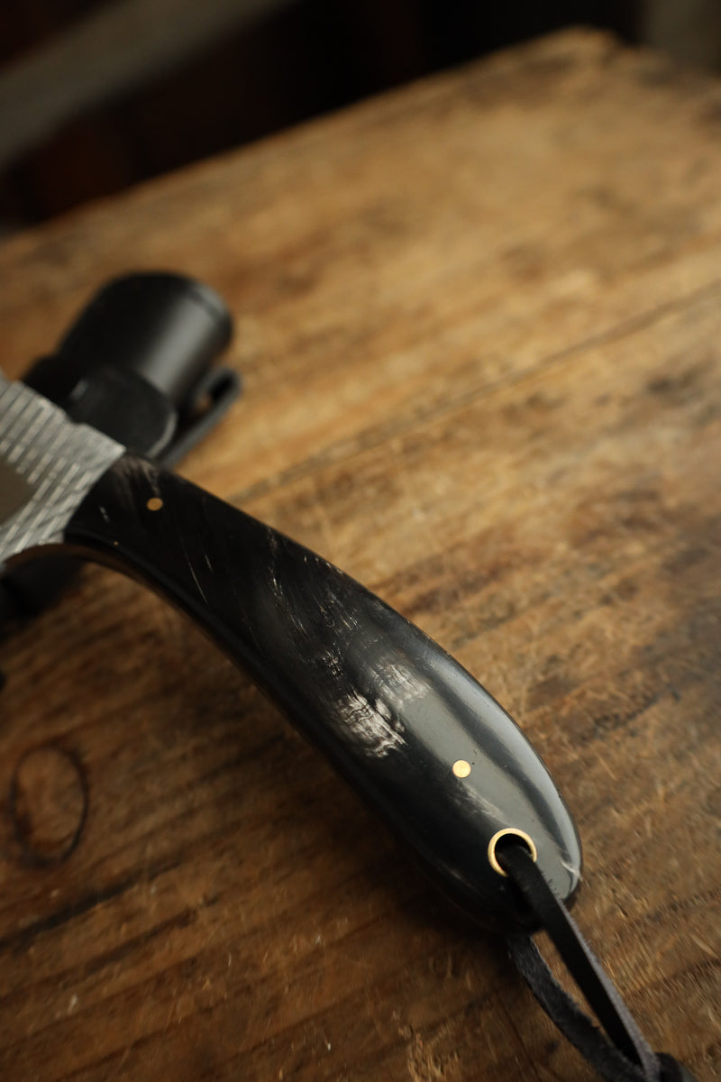 Niles City Knives Buffalo Tanto Blade Knife 