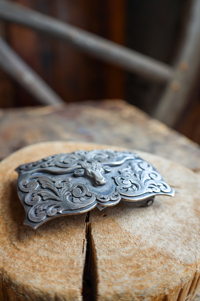 Comstock Heritage Medium Longhorn Trophy Buckle 
