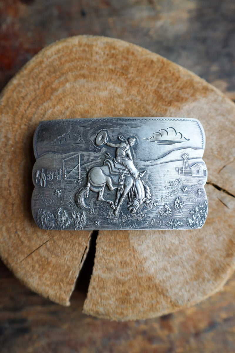 COMSTOCK HERITAGE BN BRONC RIDER BUCKLE