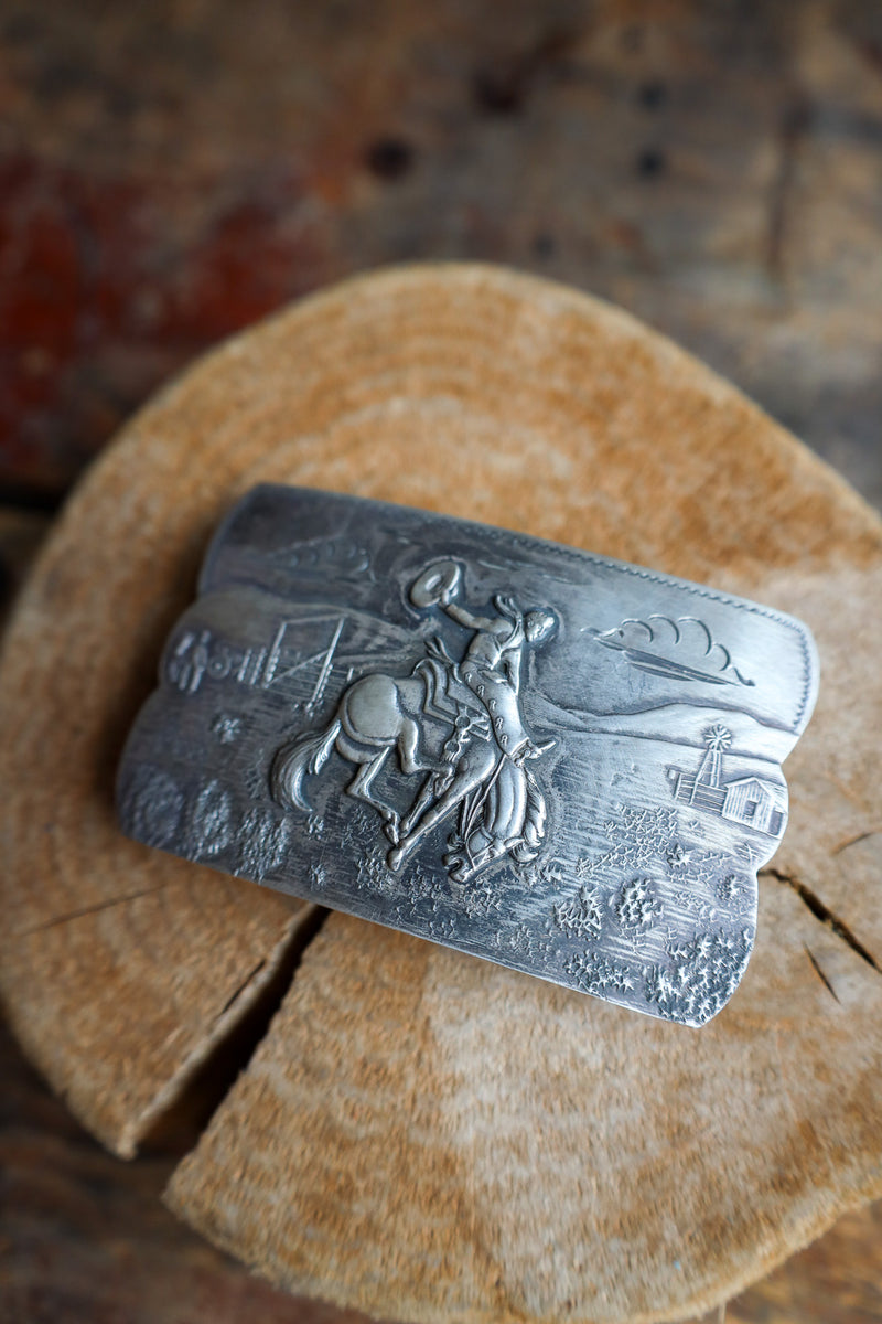 COMSTOCK HERITAGE BN BRONC RIDER BUCKLE