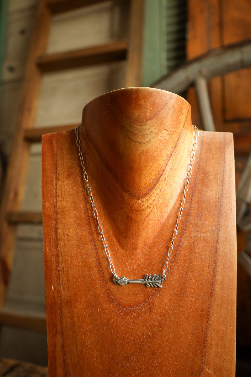 Margaret Sullivan Arrow Cutout Necklace