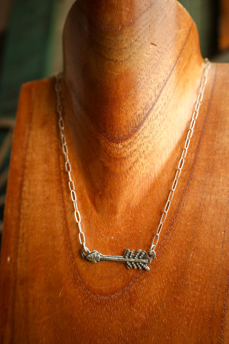 Margaret Sullivan Arrow Cutout Necklace