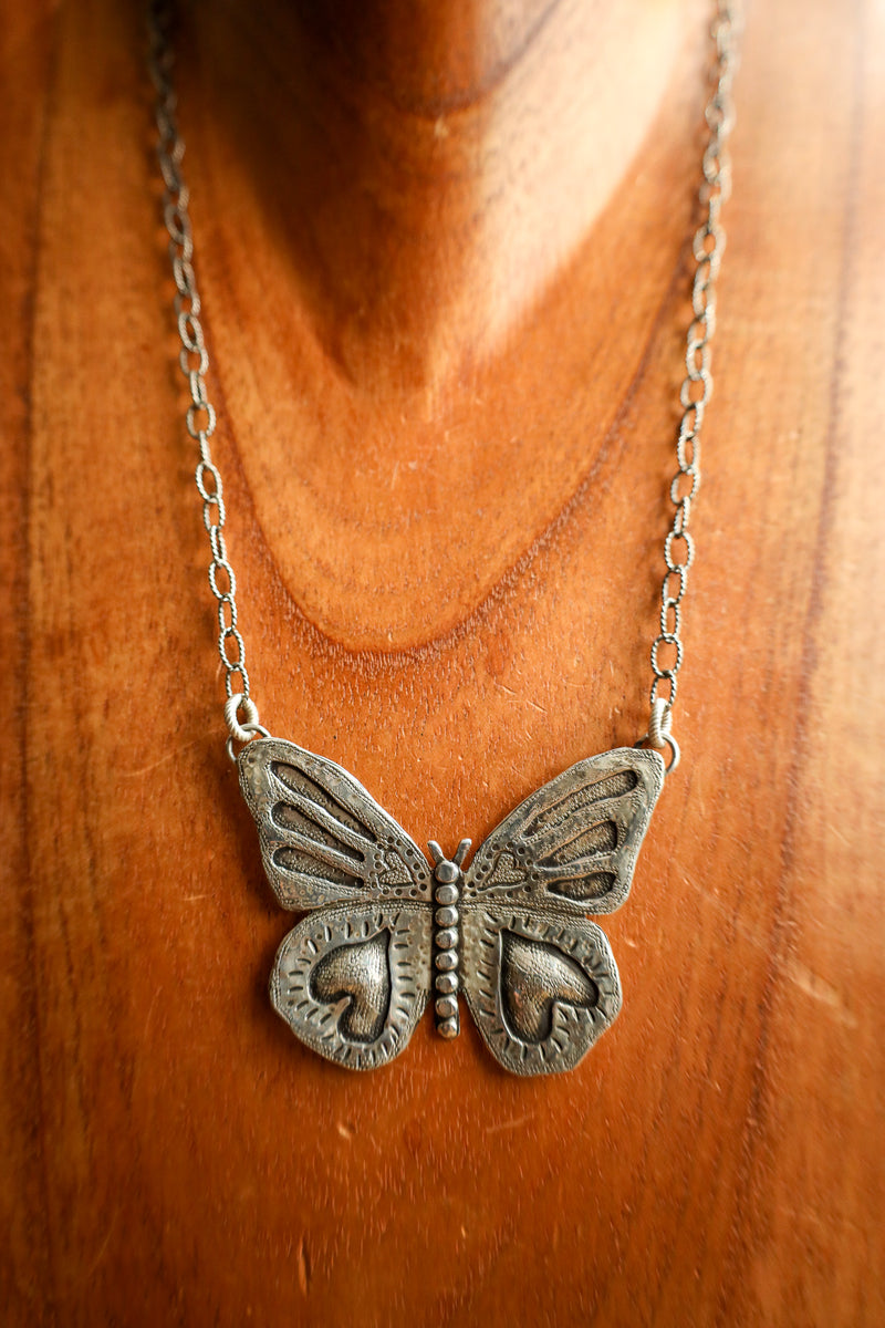 Margaret Sullivan Large Butterfly Necklace