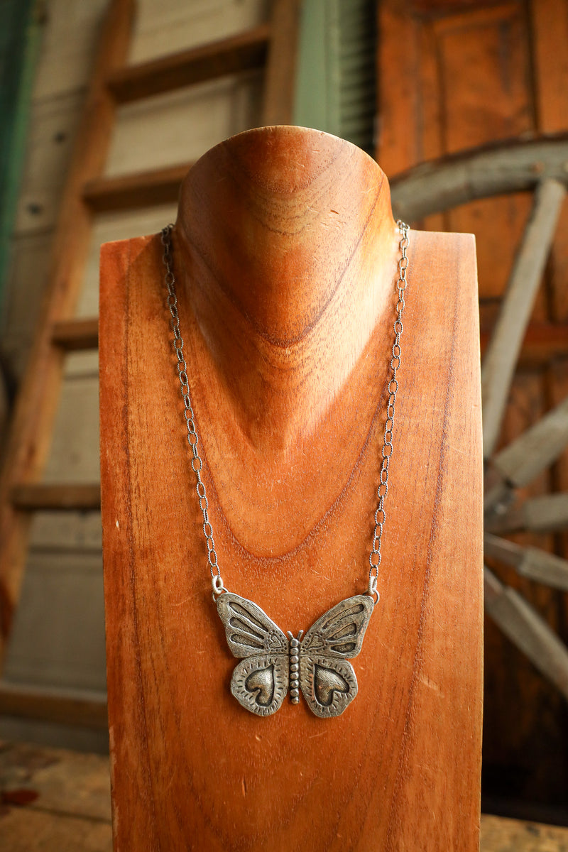 Margaret Sullivan Large Butterfly Necklace