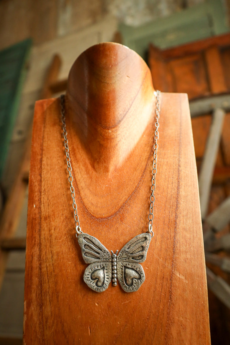 Margaret Sullivan Large Butterfly Necklace