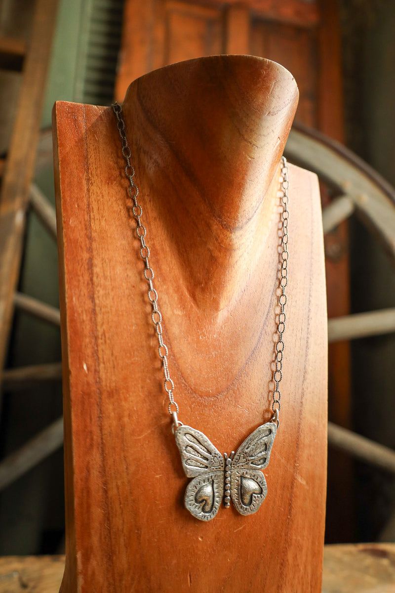 Margaret Sullivan Large Butterfly Necklace