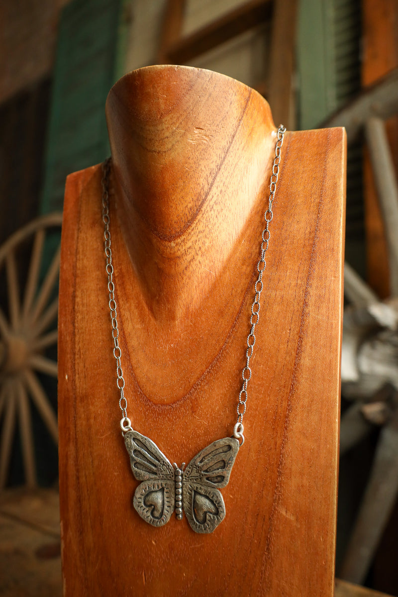 Margaret Sullivan Large Butterfly Necklace