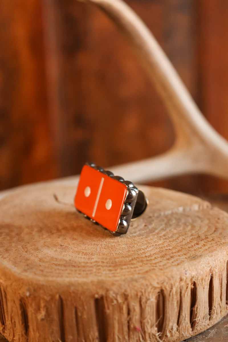 Red Domino Ring- Adjustable