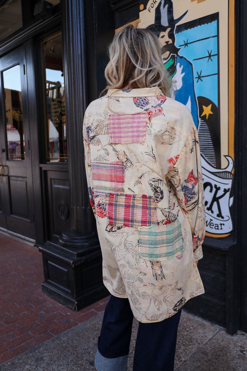 A Rare Bird Reversible Printed Top
