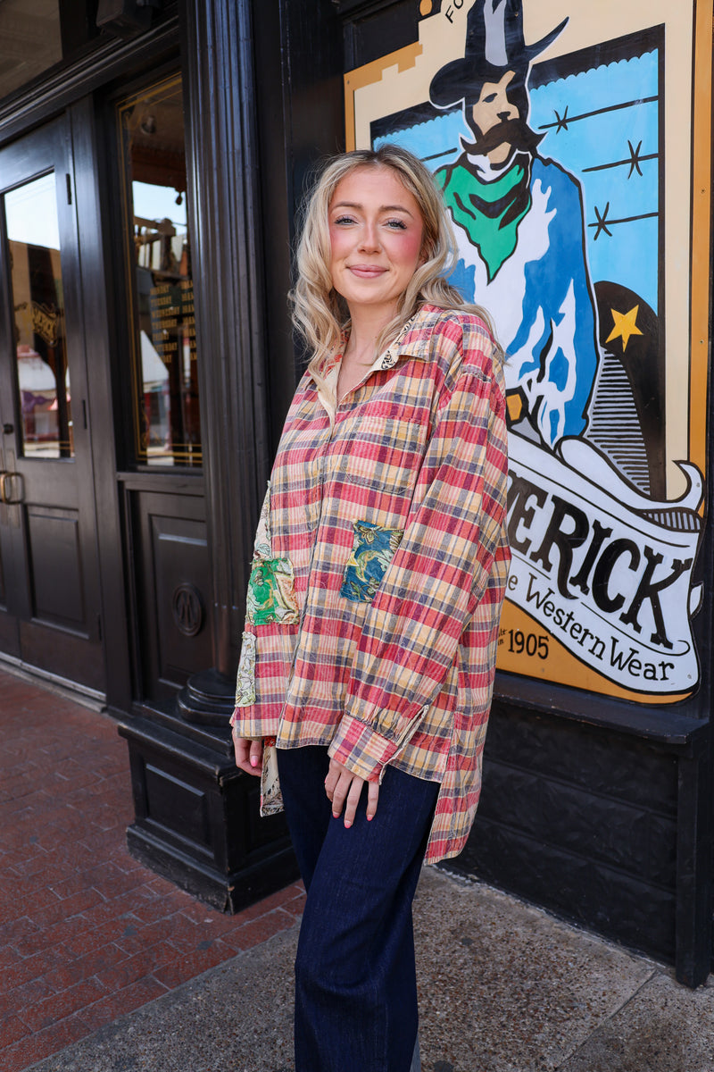 A Rare Bird Reversible Printed Top