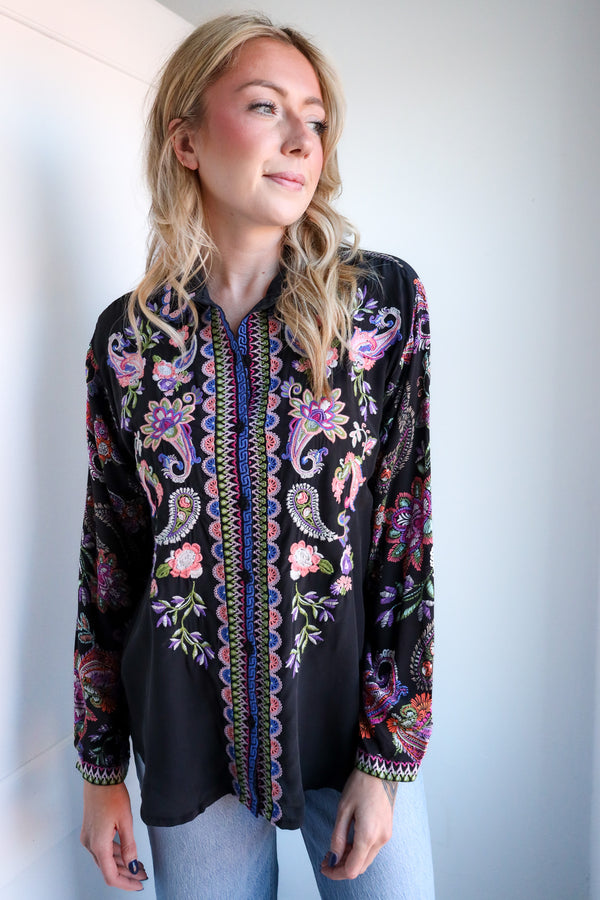 Johnny Was Mills Kora Blouse 