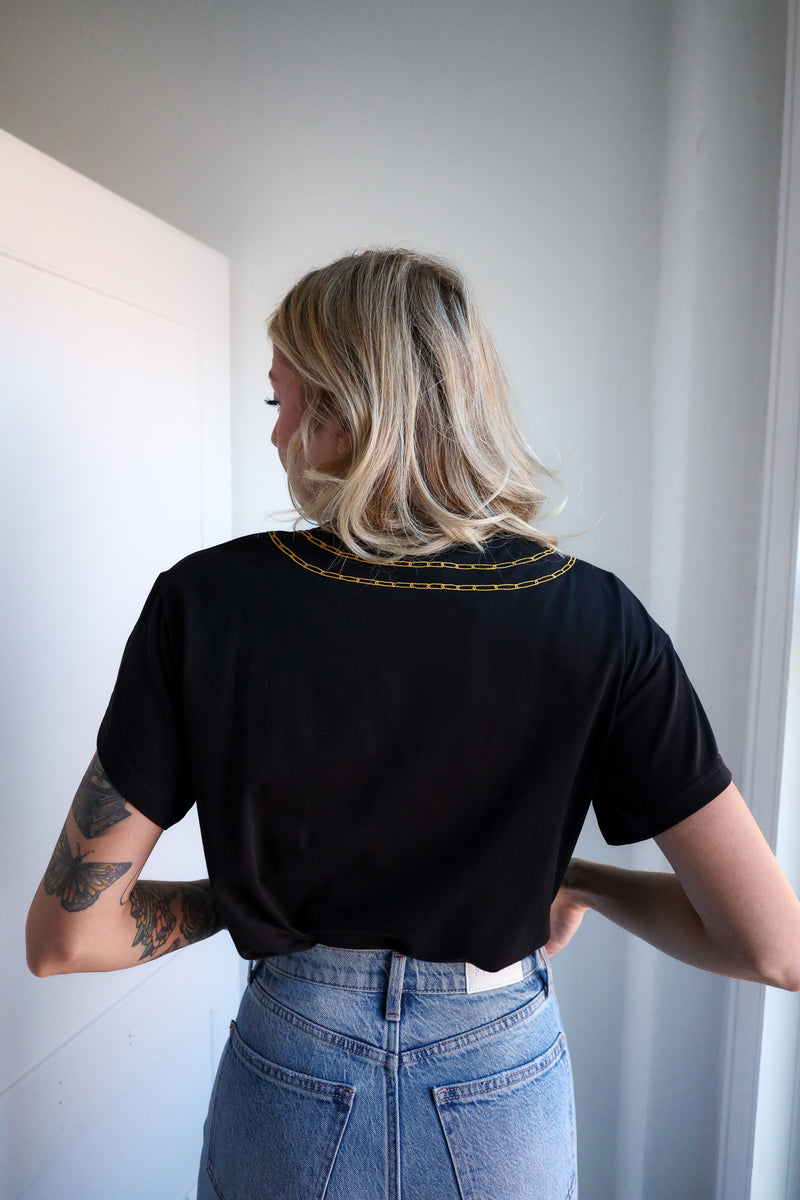 Queen Of Sparkles Christmas Necklace Tee