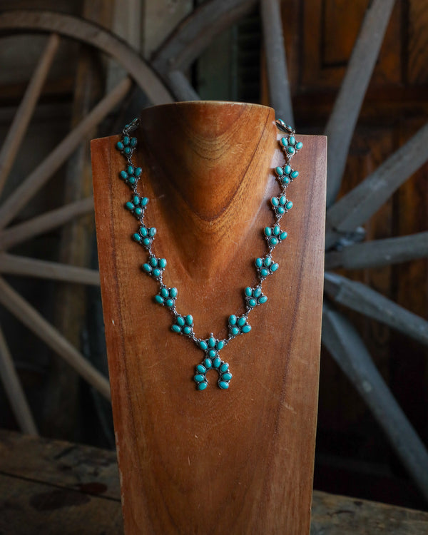 Federico Turquoise Mini Squash Necklace 