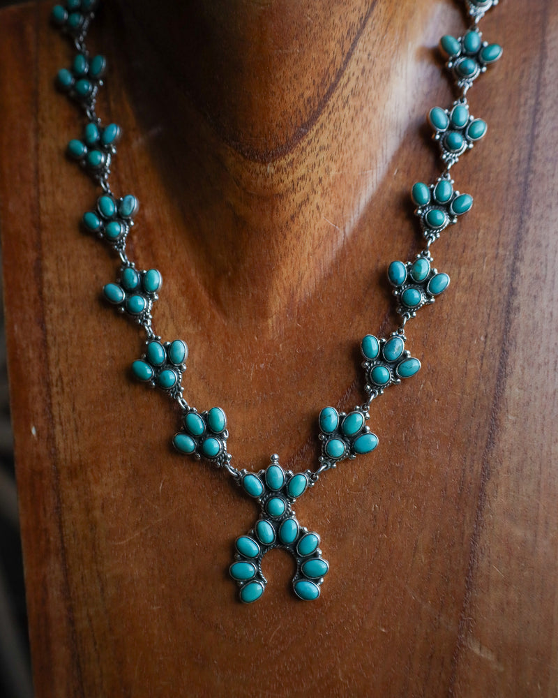 Federico Turquoise Mini Squash Necklace 