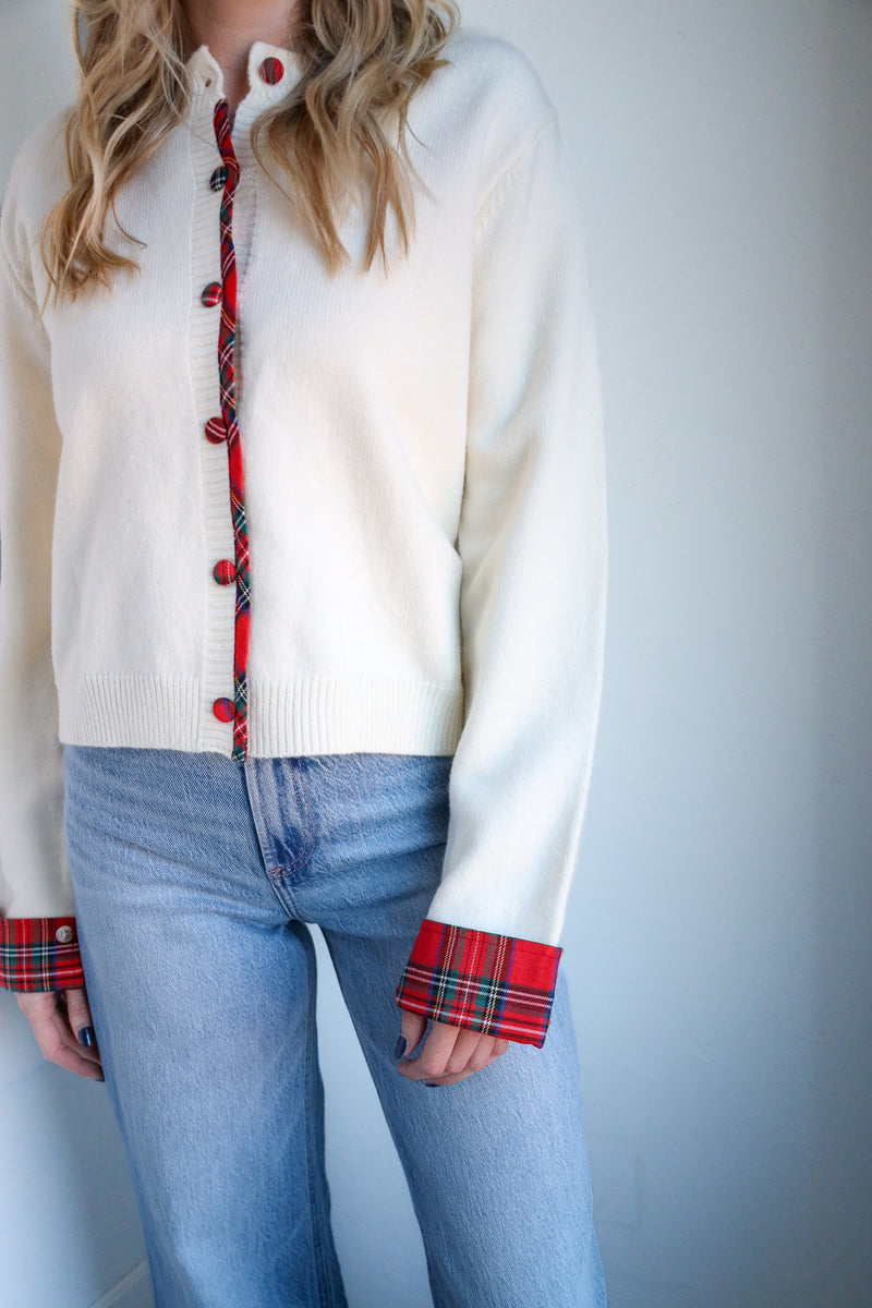 Entro Contrast Cuff Sweater 