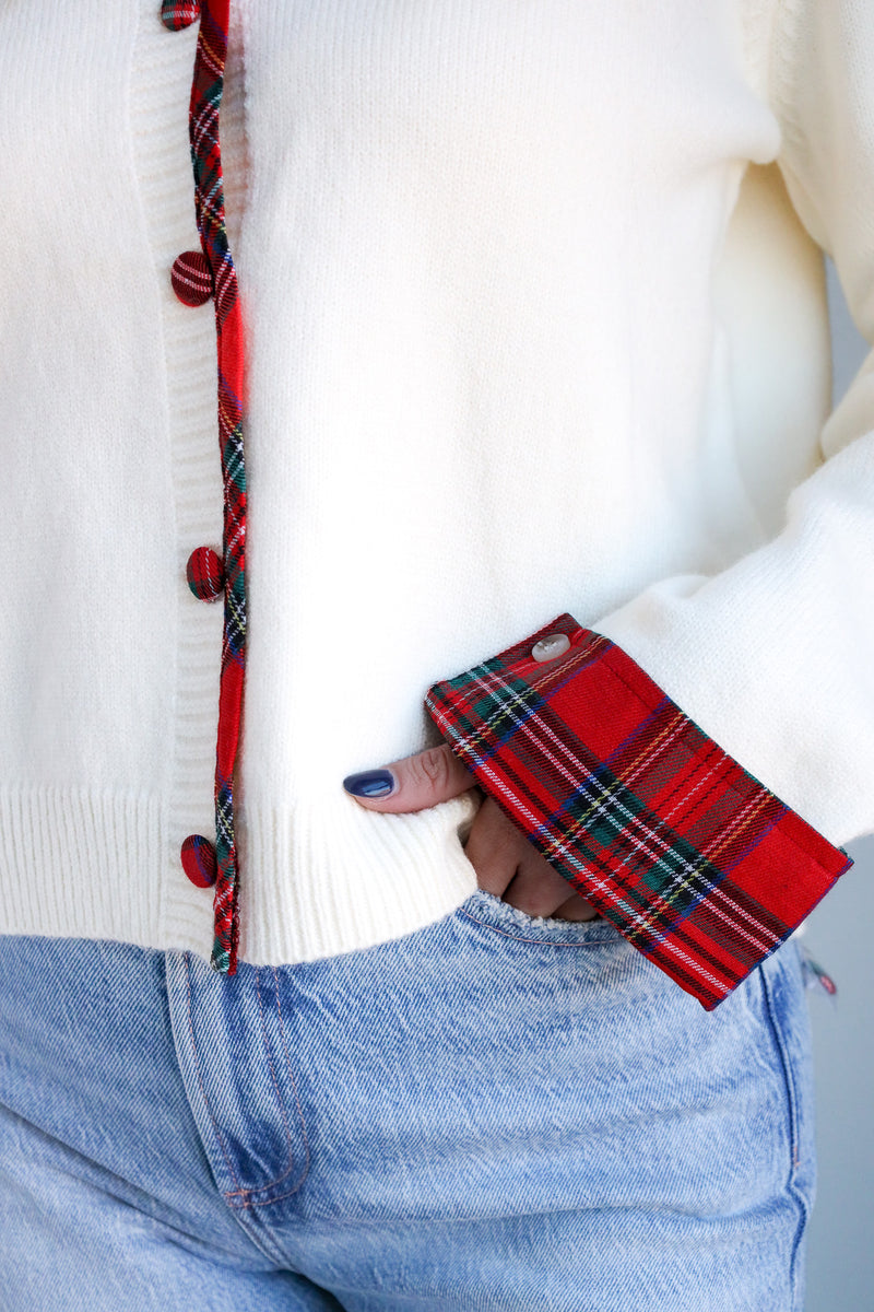 Entro Contrast Cuff Sweater 