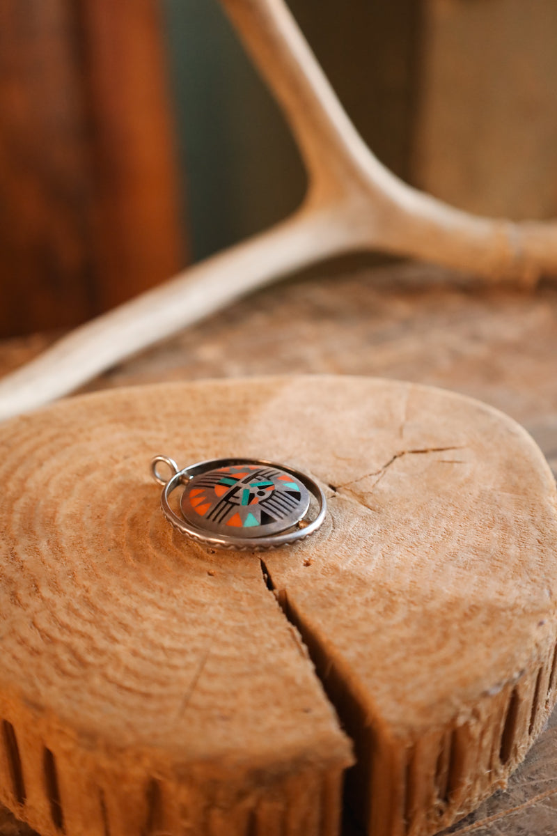 Spinner Inlay Kachina Pendant