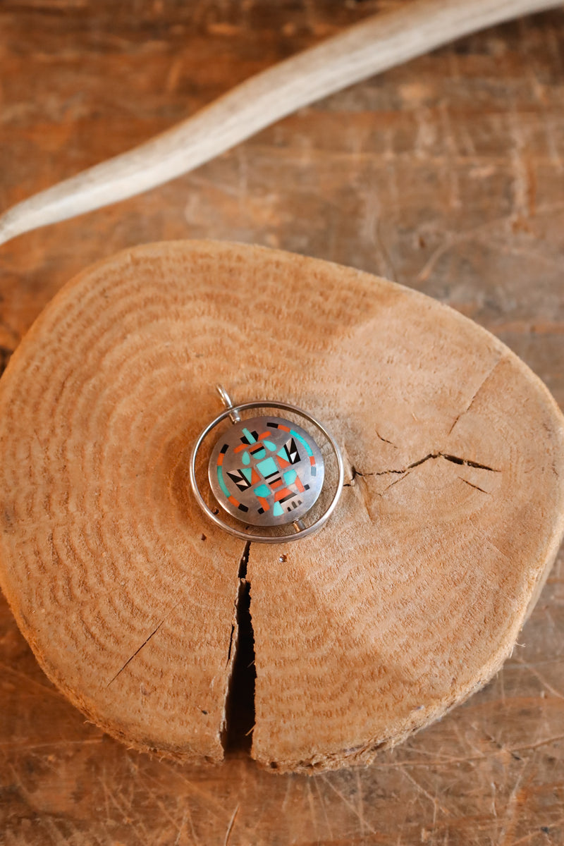 Spinner Inlay Kachina Pendant