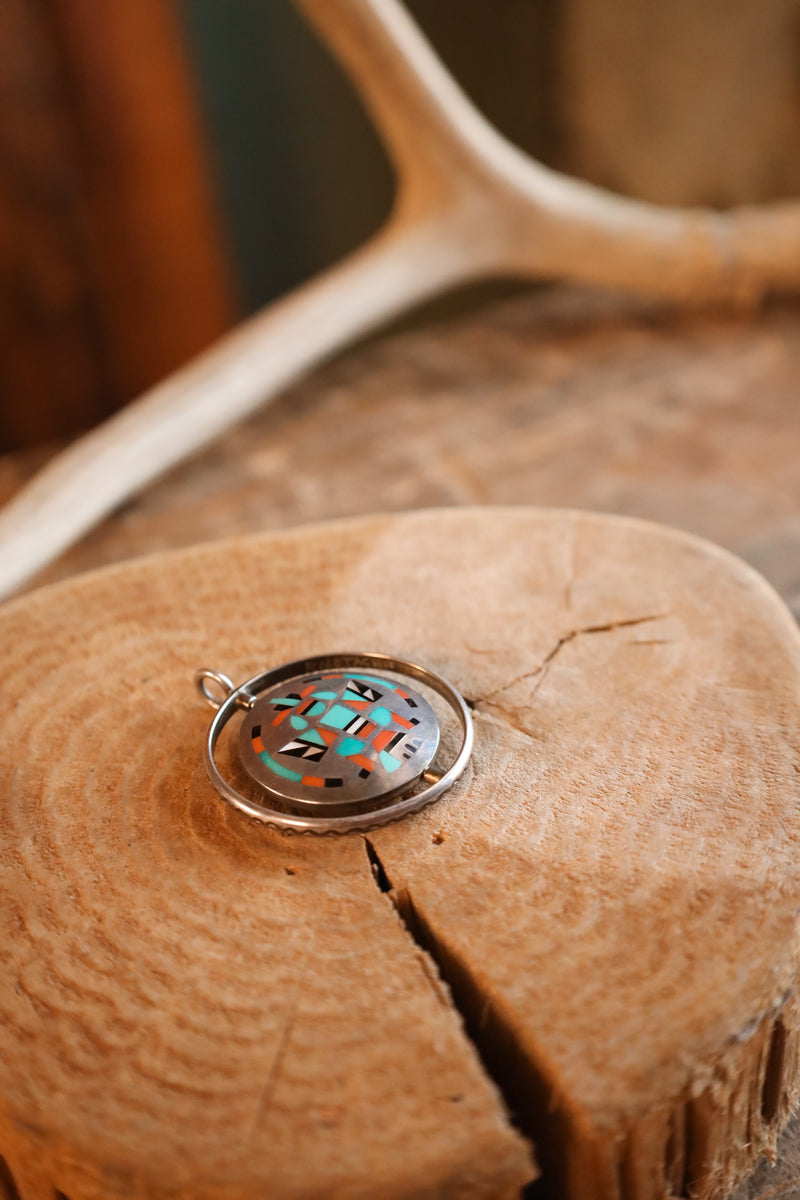 Spinner Inlay Kachina Pendant